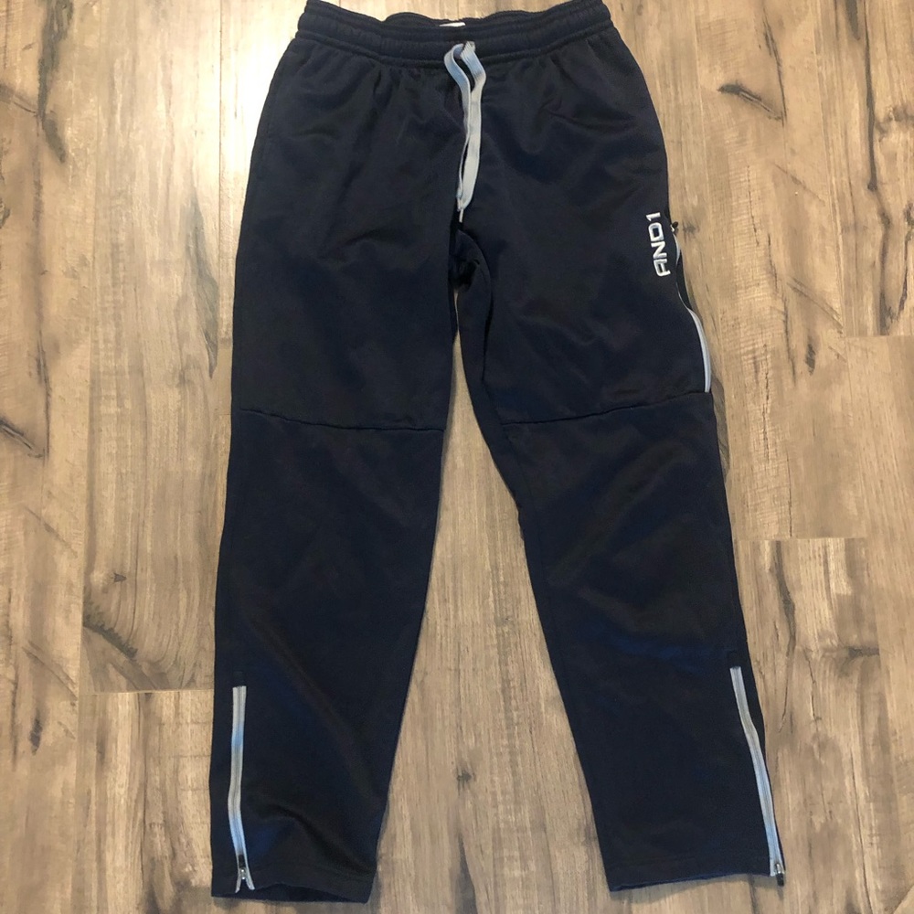 AND1 navy sweat pants